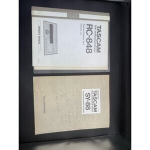 Tascam Operation Manual TEAC Professional Division SY-88 Synchronizer